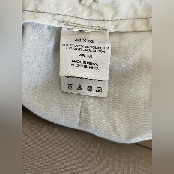 Tan Chinos Straight Leg Lightweight - Picture 4 of 4